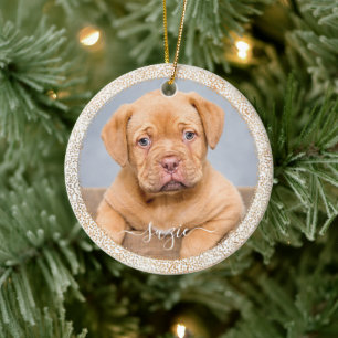 Décoration En Céramique Personnalisable photo de chien de compagnie Partie