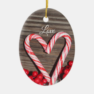 Décoration En Céramique Personnalisation de l'amour du coeur du Sucre de c