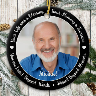 Décoration En Céramique Personnalisé 2 Photo Souvenir de Souvenir Soutenir