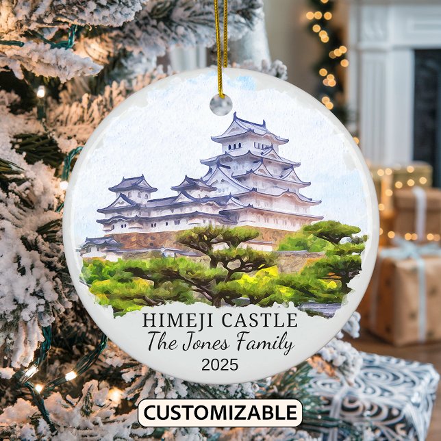 Décoration En Céramique Personnalisé Himeji Castle Ornament, Japon (Créateur téléchargé)