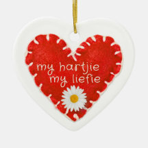 Personnalisé Mon Hartjie Mon Coeur Applique Liefie