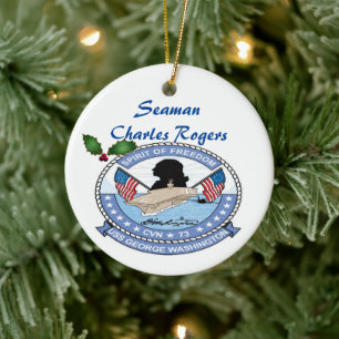 Décoration En Céramique Personnalisé USS George Washington CVN 73