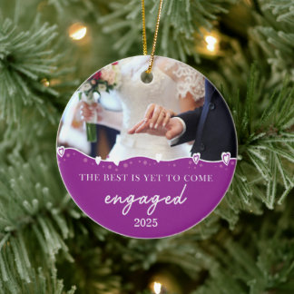 Décoration En Céramique Personnaliser Engagé 2025 - Le Meilleur Est Encore