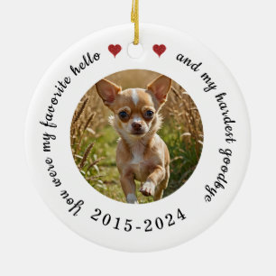 Décoration En Céramique Pet Memorial Forever dans nos coeurs Personnalisé