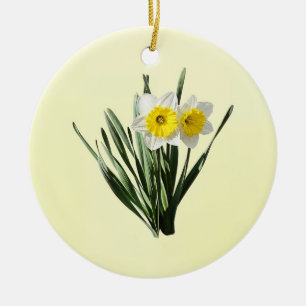 Décoration En Céramique Petit Narcisse Timide