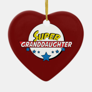 Décoration En Céramique Petite-fille superbe, #granddaughter