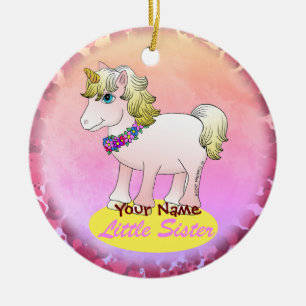 Décoration En Céramique Petite Soeur Licorne