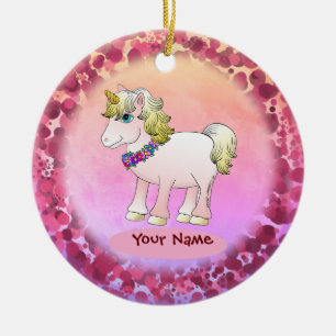 Décoration En Céramique Petite Soeur Licorne