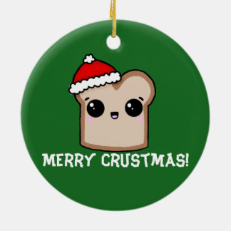 Décoration En Céramique Peu de Noël de pain grillé