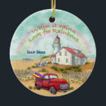 Décoration En Céramique Phare de Beach Truck<br><div class="desc">Illustration du phare de Beach Truck par ArtMuvz. T-shirt de phare correspondant, vêtements de phare aquarelle, vêtements nautiques, vêtements de collection de phare. Les cadeaux de phare sont un excellent moyen de montrer à quelqu'un qui vous tient à coeur, surtout s'ils aiment l'océan, la côte, ou les phares eux-mêmes. Les...</div>