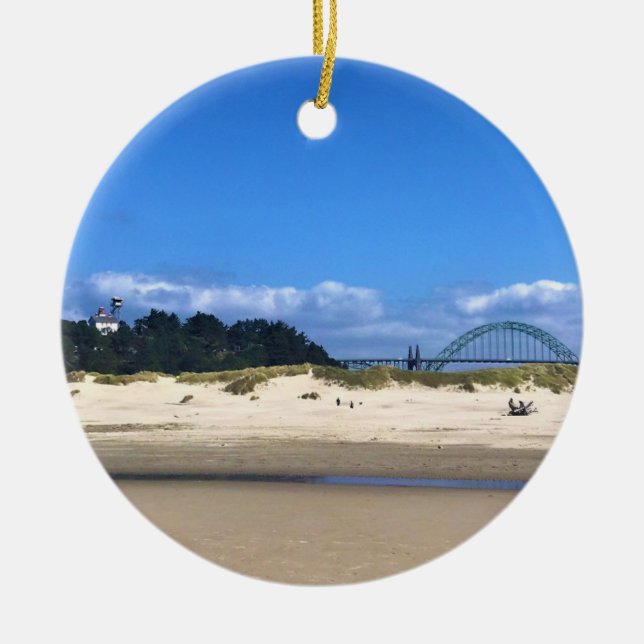 Décoration En Céramique Phare de Yaquina Bay, Newport, Oregon (Devant)