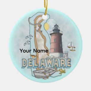 Décoration En Céramique Phare du Delaware