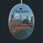 Décoration En Céramique Philly winter<br><div class="desc">This is the beautiful skyline of the city of Philadelphia, taken from a bridge crossing the Schuylkill River. The architecture of the skyscrapers and buildings of Philly are on display in this photo. Center City, the downtown area of Philadelphia, is the focus of this photograph. Les clouds de Buty sont...</div>