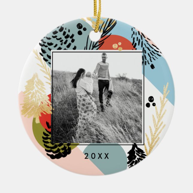 Décoration En Céramique Photo artistique moderne de cône de pin de | (Devant)