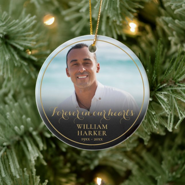 Décoration En Céramique Photo commémorative Souvenir de Noël (Arbre)