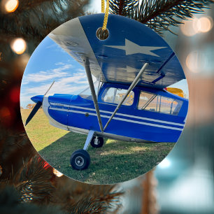 Décoration En Céramique Photo d'avion d'aviation Noël Cer personnalisé