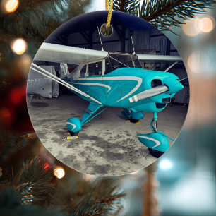 Décoration En Céramique Photo d'avion d'aviation Noël Céramique Personnali