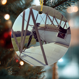 Décoration En Céramique Photo d'avion d'aviation Noël Céramique Personnali