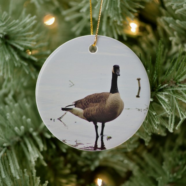 Décoration En Céramique Photo de Canada Goose (Arbre)