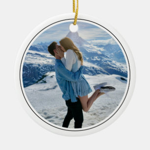 Décoration En Céramique Photo de fiançailles de couple moderne pour le pre