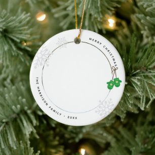 Décoration En Céramique Photo de Keepsaké Green Mittens