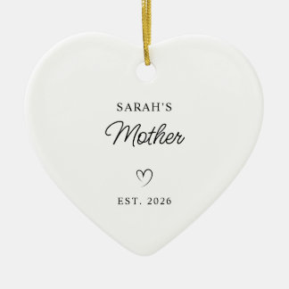Décoration En Céramique Photo de la nouvelle maman de bébé en monoline mod
