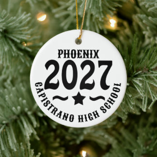 Décoration En Céramique Photo de la promotion 2027 de fin d'études