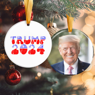 Décoration En Céramique Photo de l'élection patriotique du président Trump