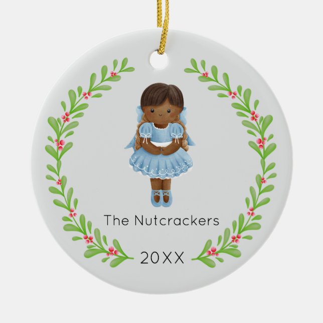 Décoration En Céramique Photo de Noël Clara (Devant)