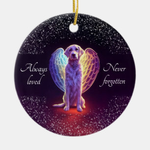 Décoration En Céramique Photo de Noël commémoratif d'animal de compagnie a