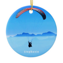 Photo de parapente moderne avec nom