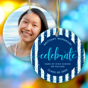 Décoration En Céramique Photo de remise des diplômes de la Marine avec écr