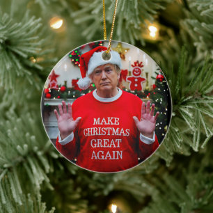 Décoration En Céramique Photo de Trump Trump rend à Noël sa grandeur