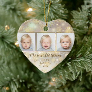 Décoration En Céramique Photo d'un flacon à neige