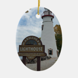 Décoration En Céramique Photo d'un phare de Marblehead