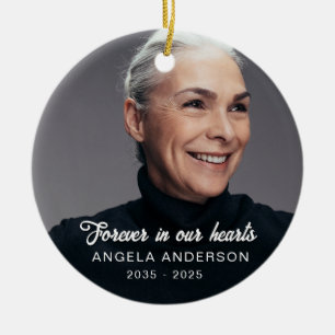 Décoration En Céramique Photo personnalisée Hommage commémoratif funéraire