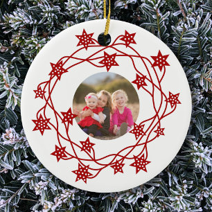 Décoration En Céramique Photo Star Wreath Scandinave