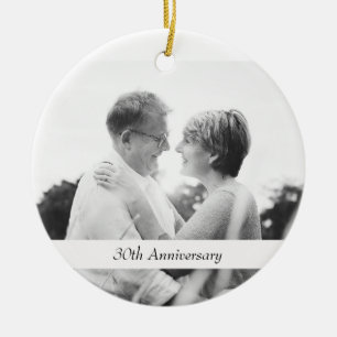 Décoration En Céramique Photo Wedding 30th Anniversary Gifts Keepsake