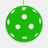 Pickleballs rouges et verts Noël