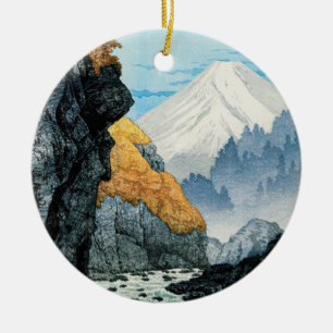 Décoration En Céramique Pied du mont Ashitaka (1932) par Hiroaki Takahashi