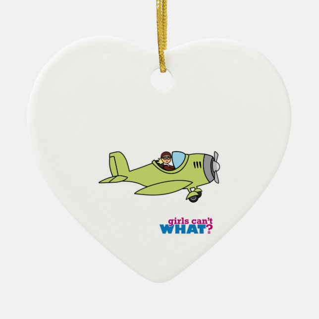 Décoration En Céramique Pilote d'avion (Devant)