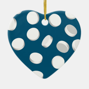 Décoration En Céramique pilules bleues