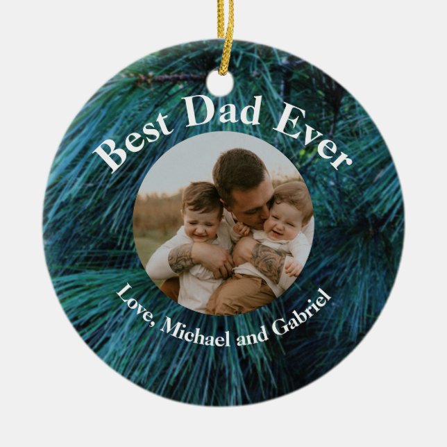 Décoration En Céramique pin rustique (Devant)