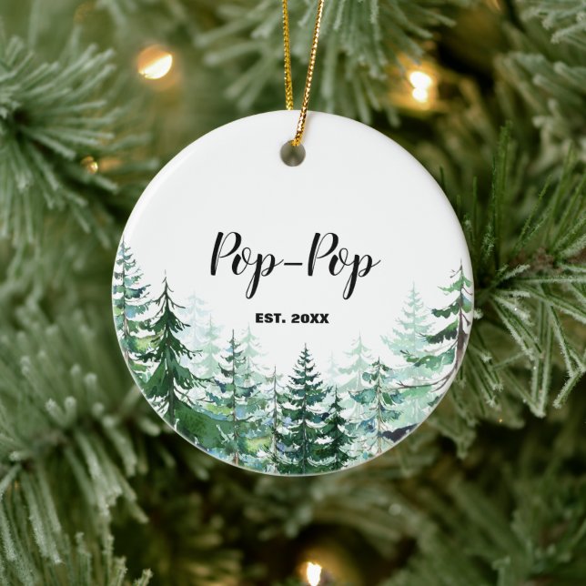 Décoration En Céramique Pine Tree Premier Noël en grand-parent (Arbre)