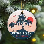 Décoration En Céramique Pismo Beach California Sunset Vacances Souvenirs M<br><div class="desc">Pismo Beach California. Ce design rétro fait un grand cadeau de Noël ou d'anniversaire pour les fans de Pismo Beach. Le design rétro des vibes d'été est un cadeau parfait pour les amateurs de voyage et de destinations tropicales.</div>