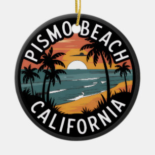 Décoration En Céramique Pismo Beach, lever de soleil en Californie
