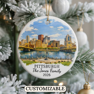 Décoration En Céramique Pittsburgh sur mesure, Pennsylvanie personnalisée