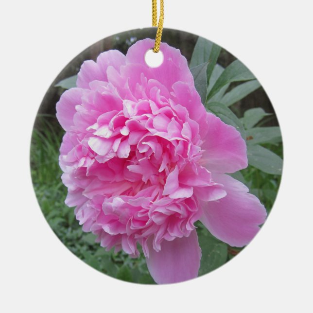 Décoration En Céramique Pivoine (Devant)