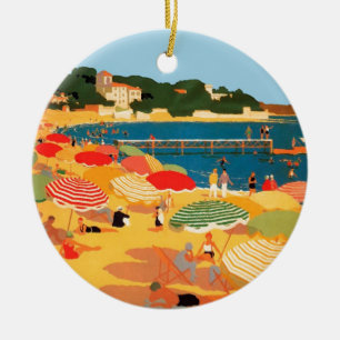 Décoration En Céramique Plage vintage Côte d'Azur