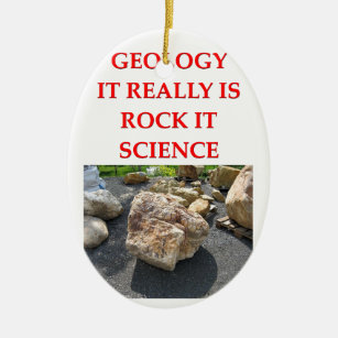 Décoration En Céramique plaisanterie de géologie
